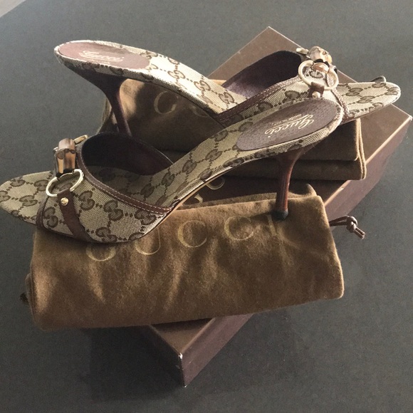 Gucci Shoes - Gucci Heels Authentic Original GG/ Sandal